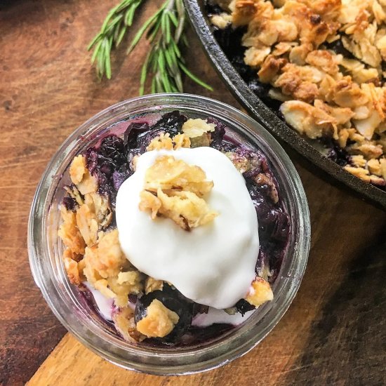 Best Blueberry Maple Crisp