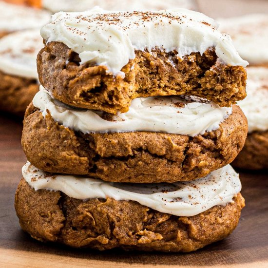 Pumpkin Spice Box Mix Cookies