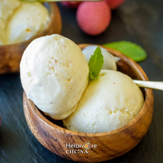 Litchi (lychee) Ice cream