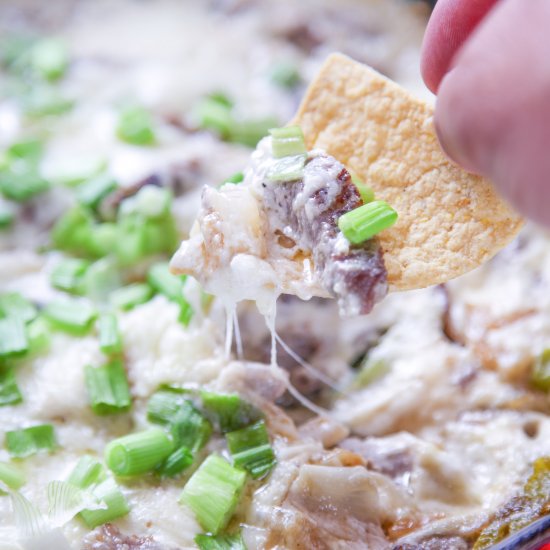 Philly Cheesesteak Dip