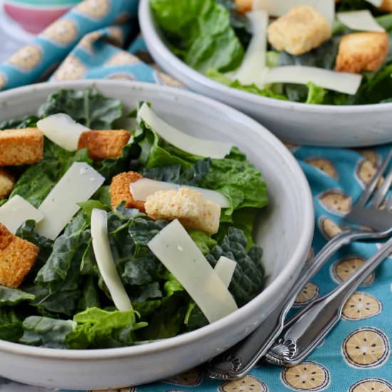 Kale Caesar Salad