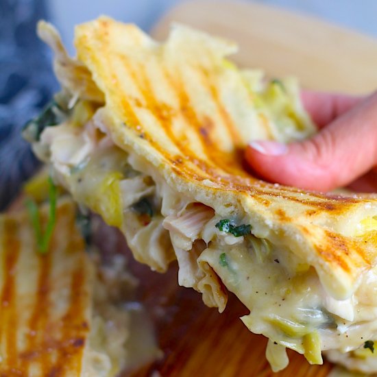 Chicken Grilled Pita Sandwiches