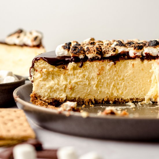 s’mores cheesecake