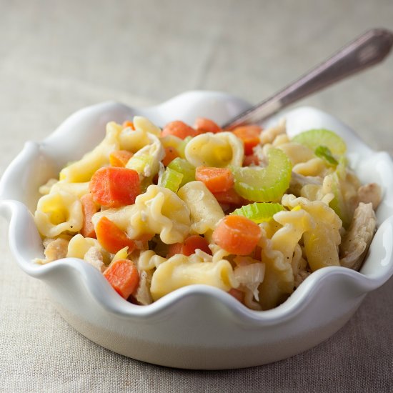 Chicken Pot Pie Pasta!