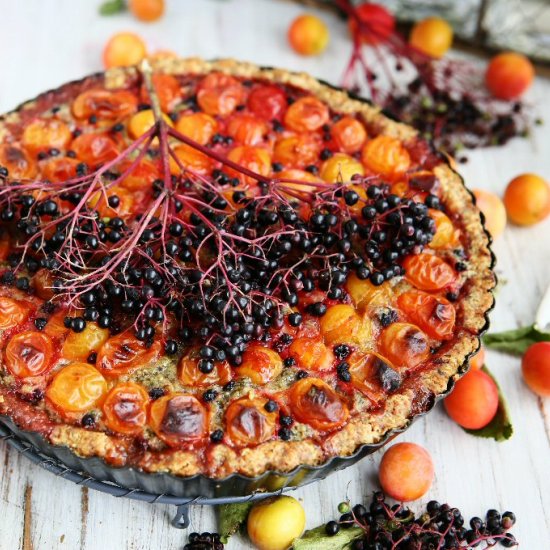 Pepita Frangipane Tart with Mirabel