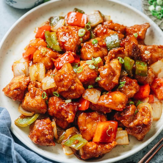 Air Fryer Sweet and Sour Chicken