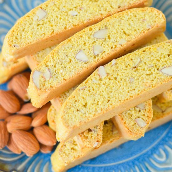 Lemon Almond Biscotti