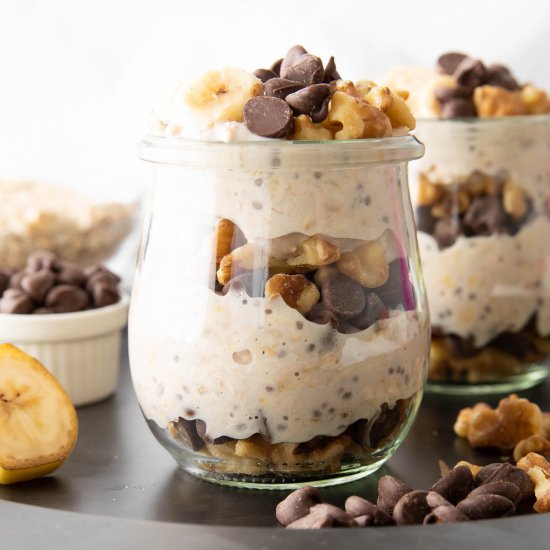 Chunky Monkey Overnight Oats