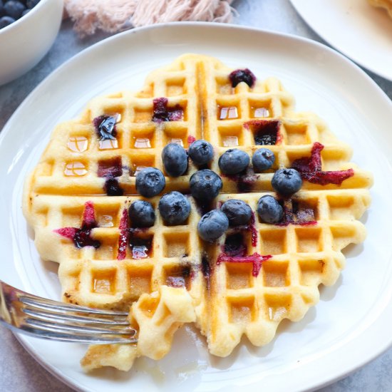 The Best Waffles Without Milk