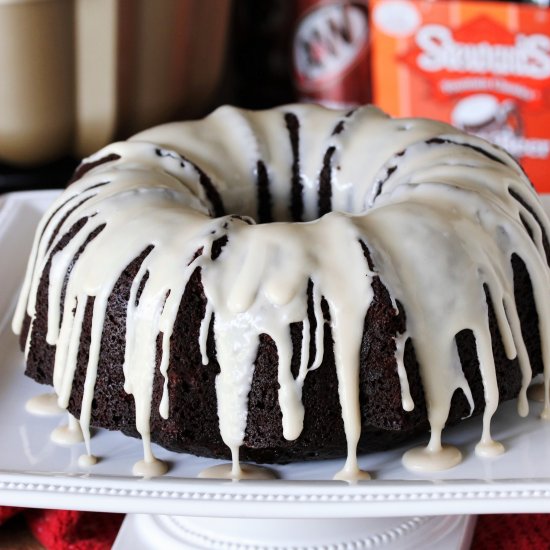 Chocolate Root Beer Bundt Cake