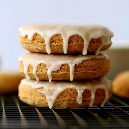 Baked Chai Donuts (Vegan + GF)