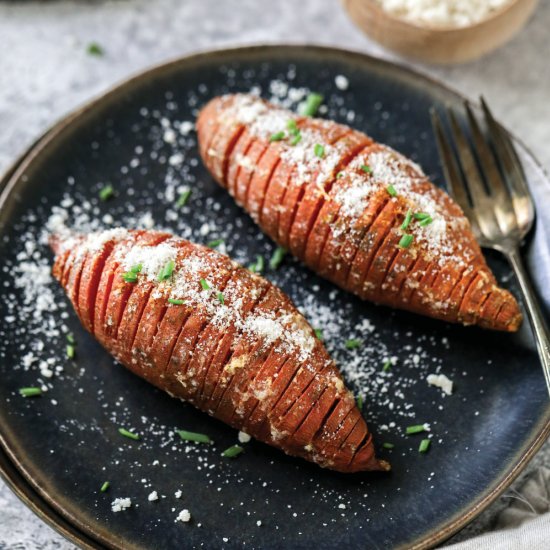 Hasselback Sweet Potatoes