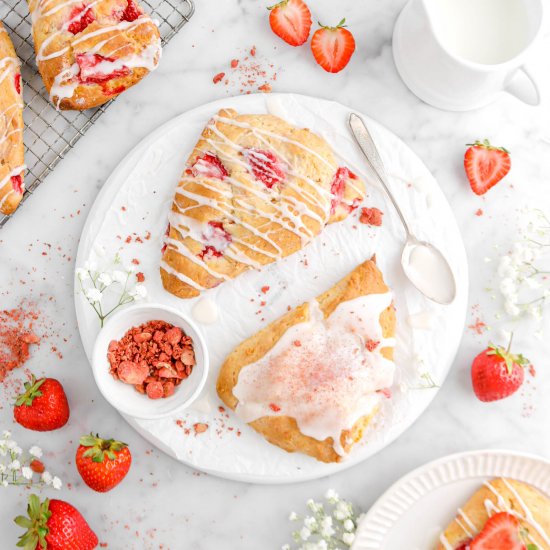 Strawberries and Cream Scones