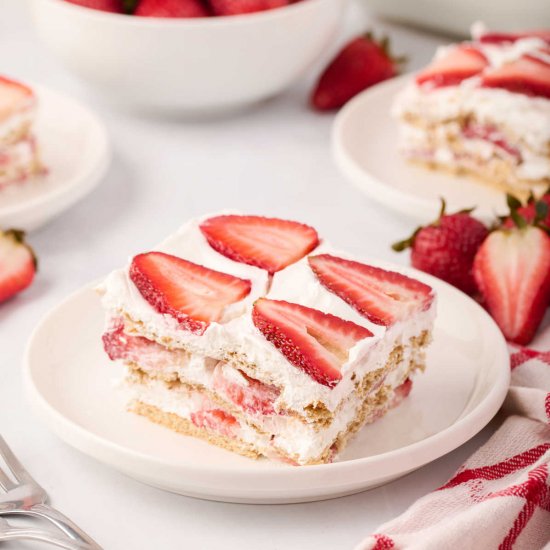 Strawberry Icebox Cake