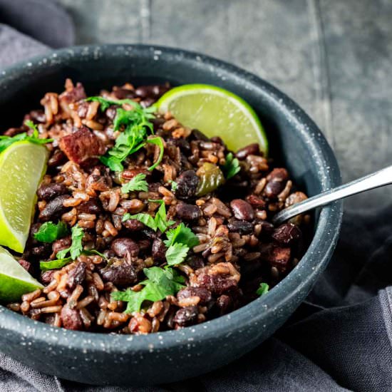 Instant Pot Black Beans and Rice