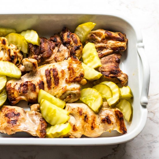 Dill Pickle Grilled Chicken