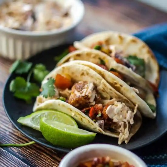 Mahi Mahi TAcos with Chipotle Crema