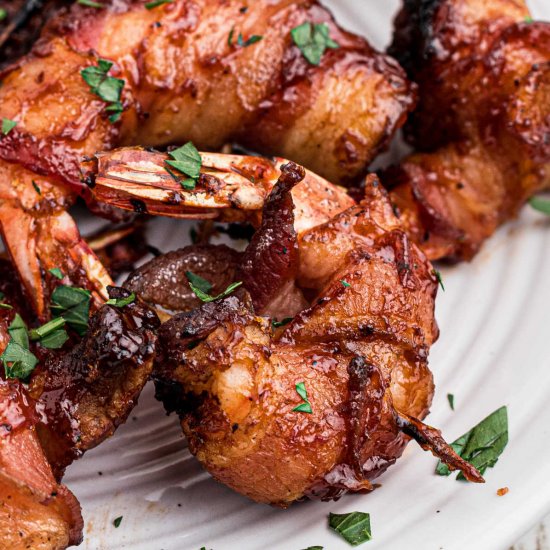 Smoked Bacon Wrapped Shrimp