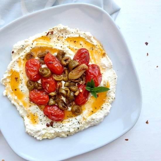 Whipped Feta with Roasted Tomatoes