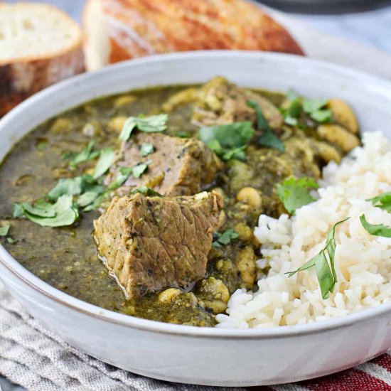 Libyan Lamb Stew with White Beans