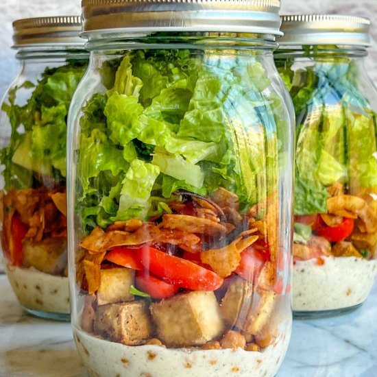 Vegan Cobb Salad with Coconut Bacon