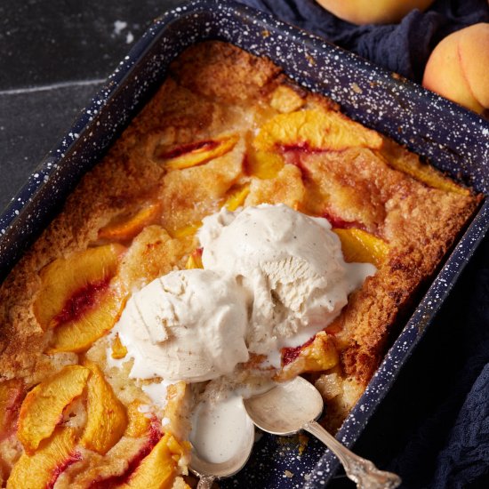 Peach Cobbler Cake