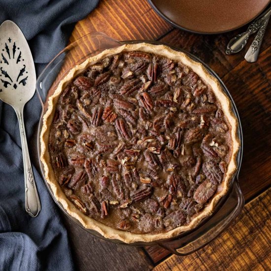 Healthier Vegan Pecan Pie