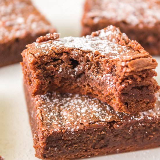 Gooey Condensed Milk Brownies