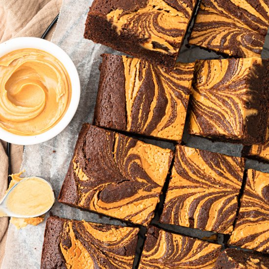 Peanut Butter Brownies