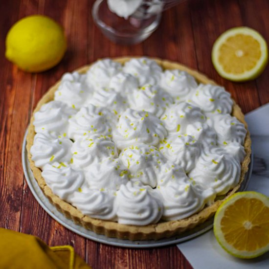 Vegan lemon pie