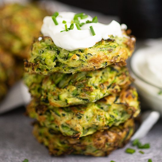 Air Fryer Zucchini Fritters