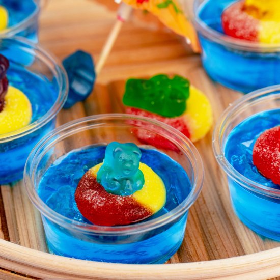 Pool Party Jello Shots