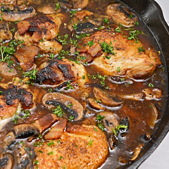 KETO CHICKEN COQ AU VIN