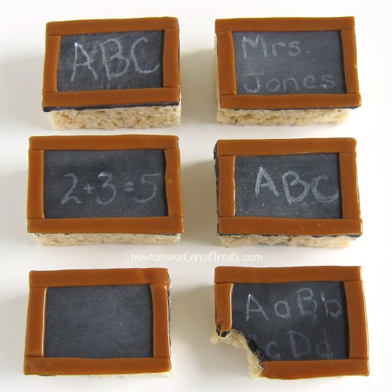 Rice Krispie Treat Chalkboards