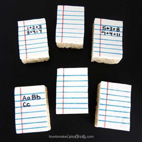 Rice Krispie Treat Notebooks