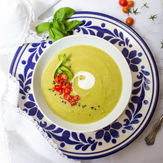 Zucchini and Basil Soup