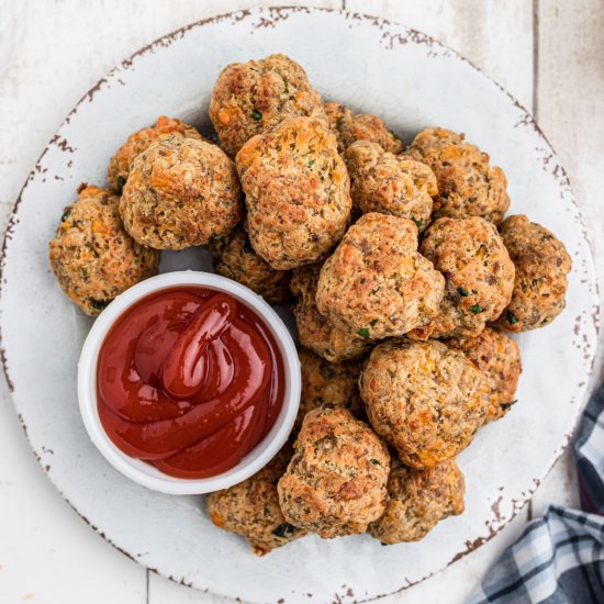 Air Fryer Sausage Balls