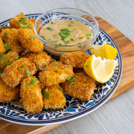 Vegan Air Fryer Tofu Nuggets