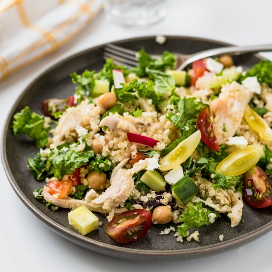 Chicken Kale Quinoa Salad