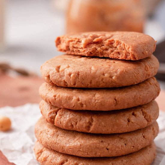 2-Ingredient Peanut Butter Cookies