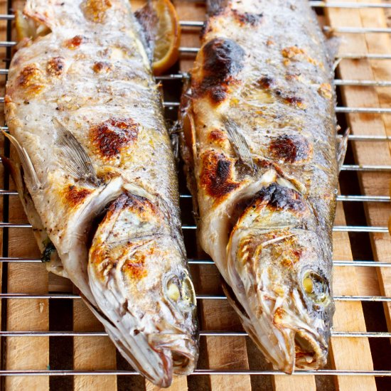 Grilled fish