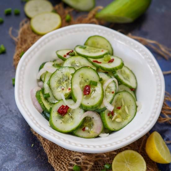 Jamaican Cucumber Salad