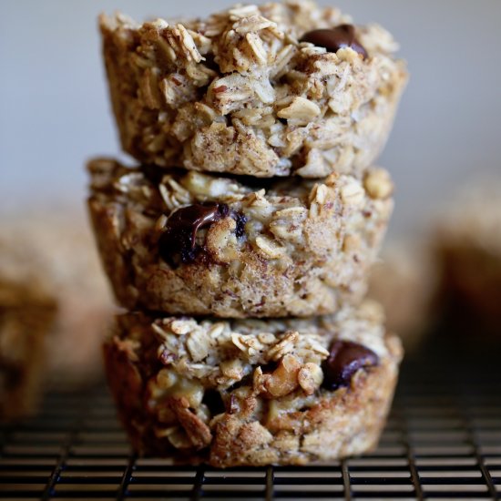 Vegan Baked Oatmeal Cups