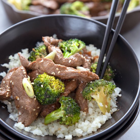 Keto Beef and Broccoli