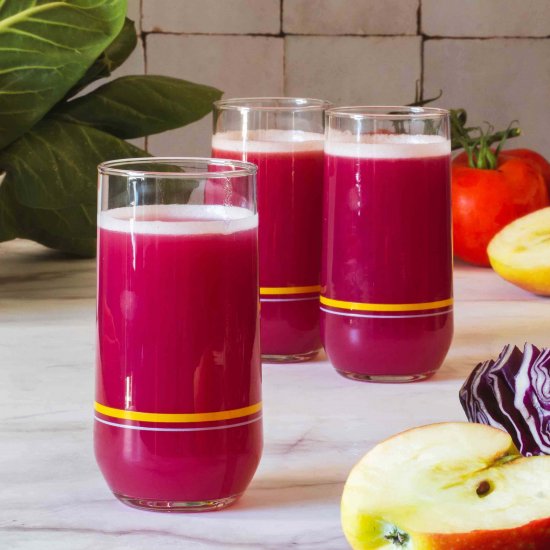 Red Cabbage Juicing