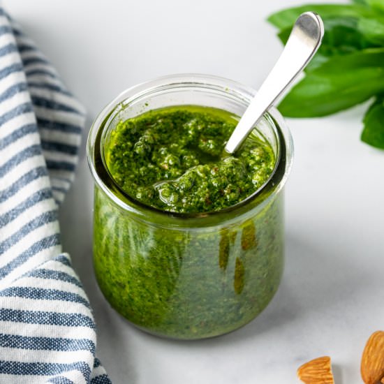 Almond Basil Pesto