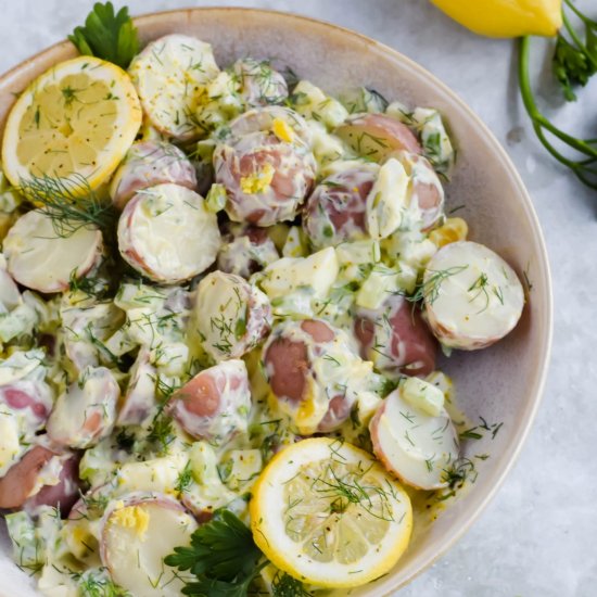 Lemon Dill Potato Salad