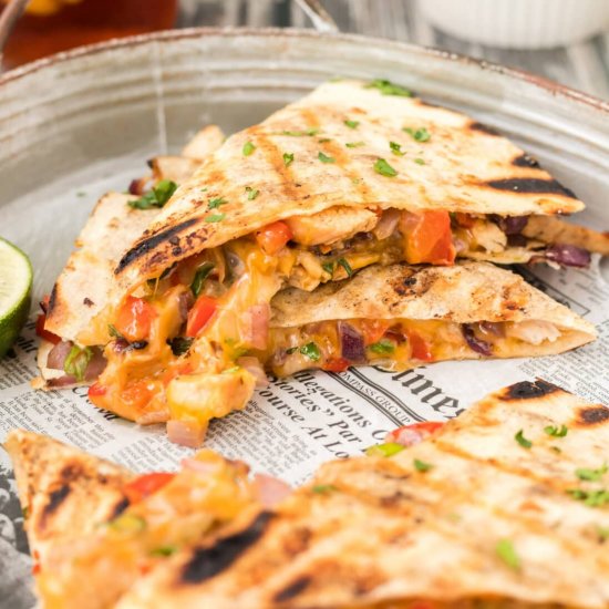 Grilled Chicken Quesadilla