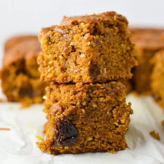 Raisin & Coconut Pumpkin Snack Cake