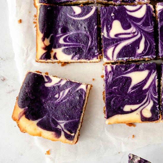 Ube Cheesecake Bars